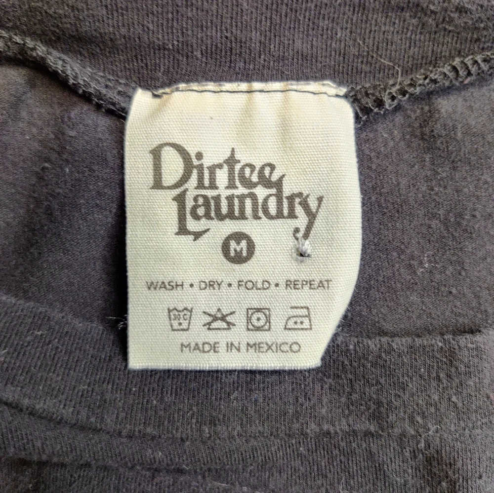 Dirtee Laundry Black Long Sleeve With Sunflower Graphic Size Medium - Picture 4 of 4